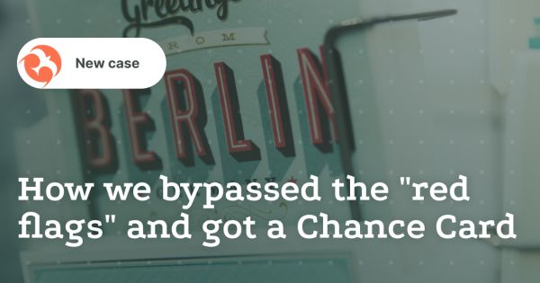 A complex background is not a hindrance: the real story of the Chance Card