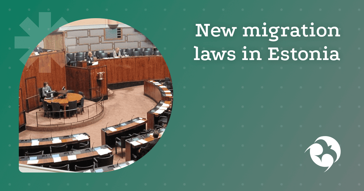 Migration laws are being reviewed in Estonia